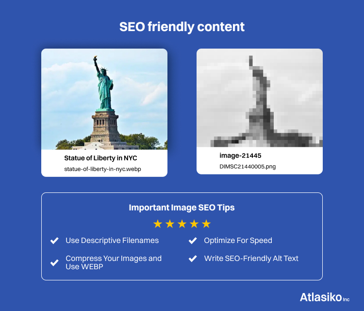 Optimized Visual Elements With SEO